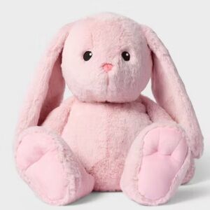 Last One! 18" Jumbo Pink Bunny Stuffed Animal - Gigglescape